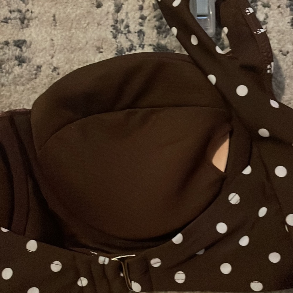 NWT Brown Padded Bikini Top - Picture 4 of 4
